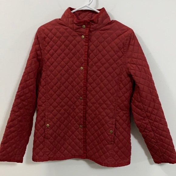 Women’s Field Gear quilted long sleeve jacket, snaps, good condition 2 pockets - Picture 1 of 6